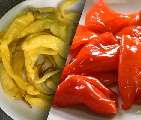 FERMENTED PEPPERS IN BRINE OR IQF FROZEN