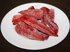 Oven Roasted (Semi Dried) Red Peppers IQF Frozen