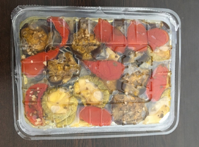 Grilled Vegetables Pasteurised and Marinated in Oil