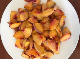 Oven Roasted (Semi Dried) Peaches IQF Frozen
